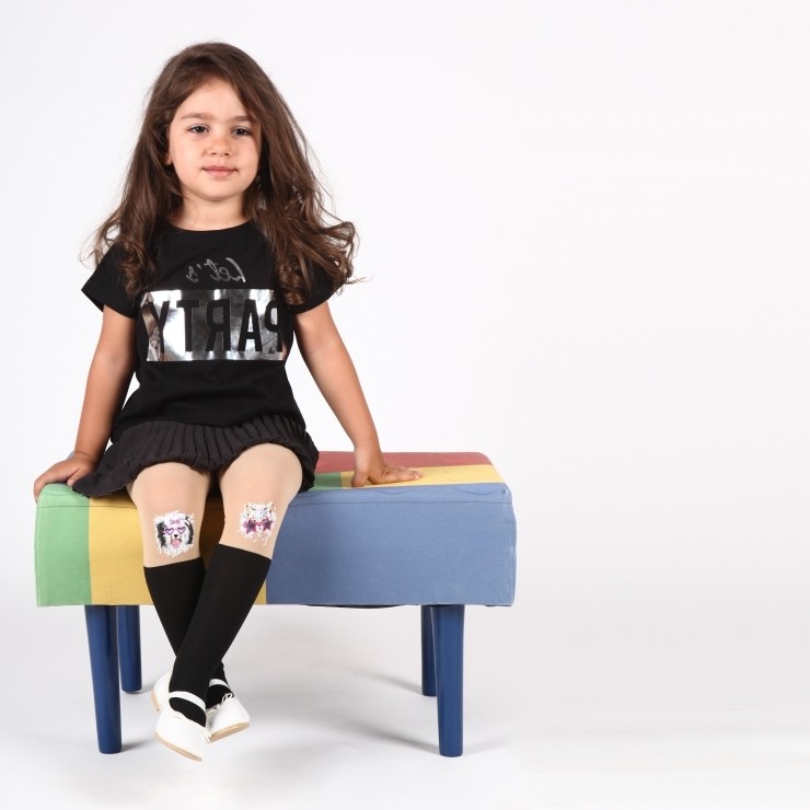 Daymod Pamuklu Kaydırmaz Taban Çocuk Külotlu Çorap Daymod 2125072