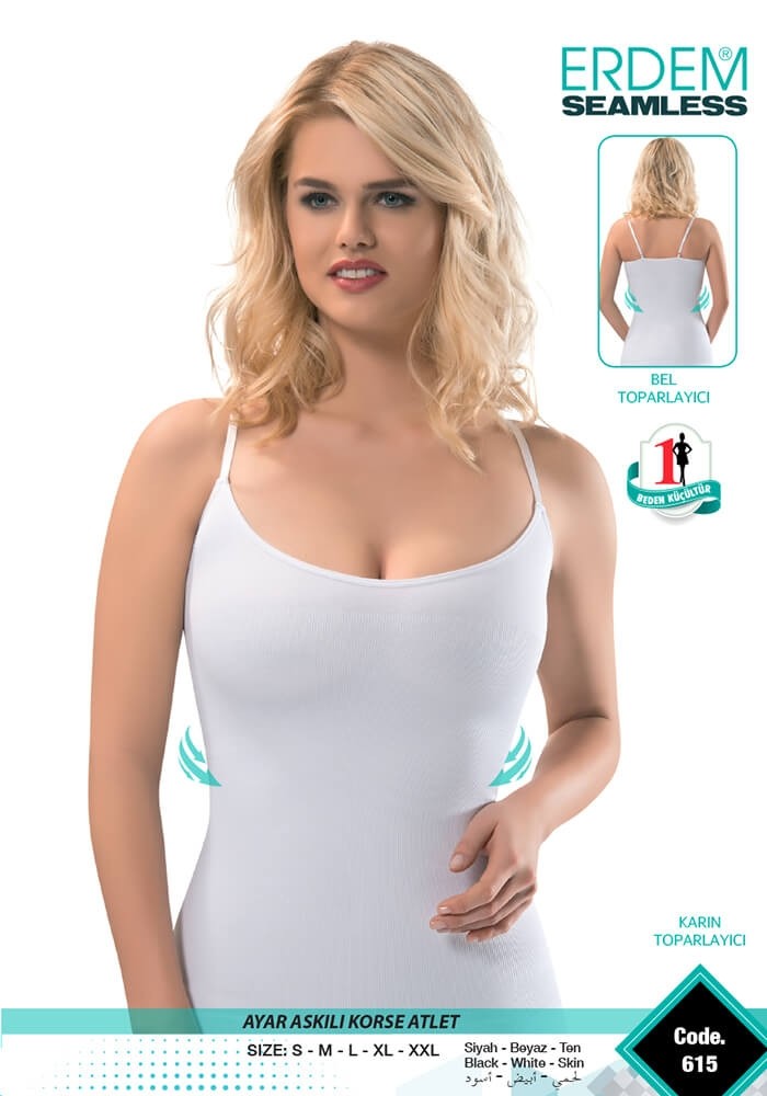 Erdem Dikişsiz Karın Toparlayıcı Atlet Erdem 615 - Görsel 3