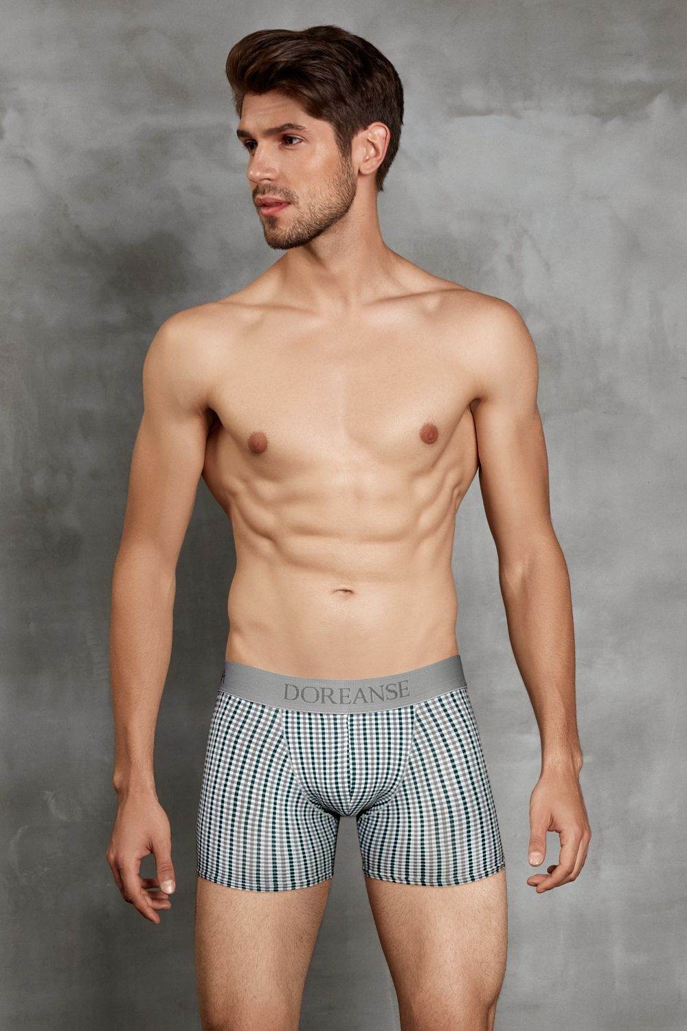 Modal Pamuk Karışımlı Baskılı Erkek Boxer Doreanse 1864 - Görsel