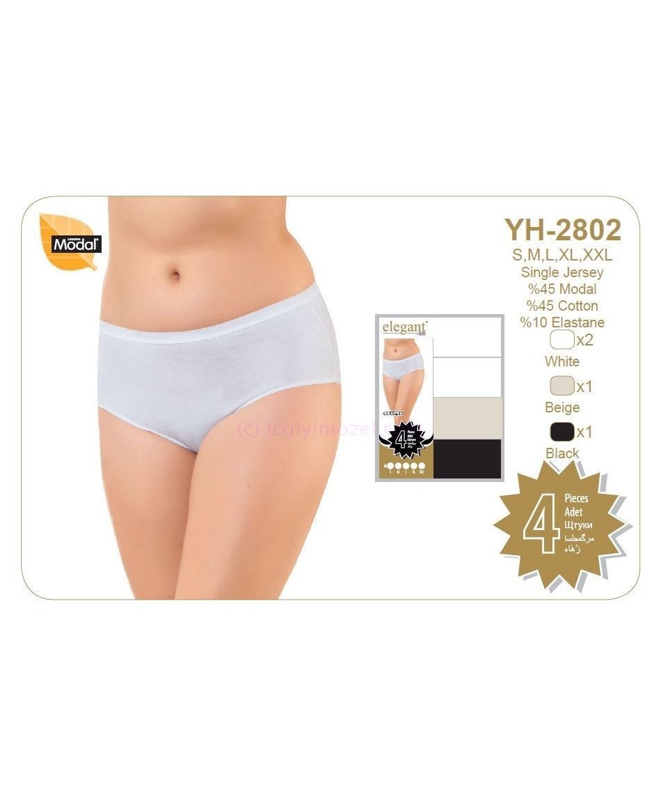 Öztaş Yüksek Bel Dikiş Detaylı Külot Öztaş 2802 - Görsel 2