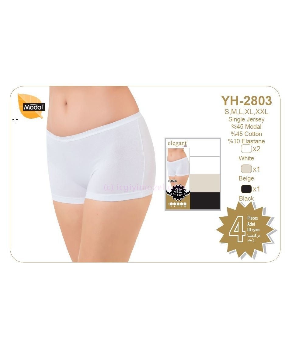 Uzun Paça Rahat Boxer Külot Öztaş 2803 - Karışık Renk