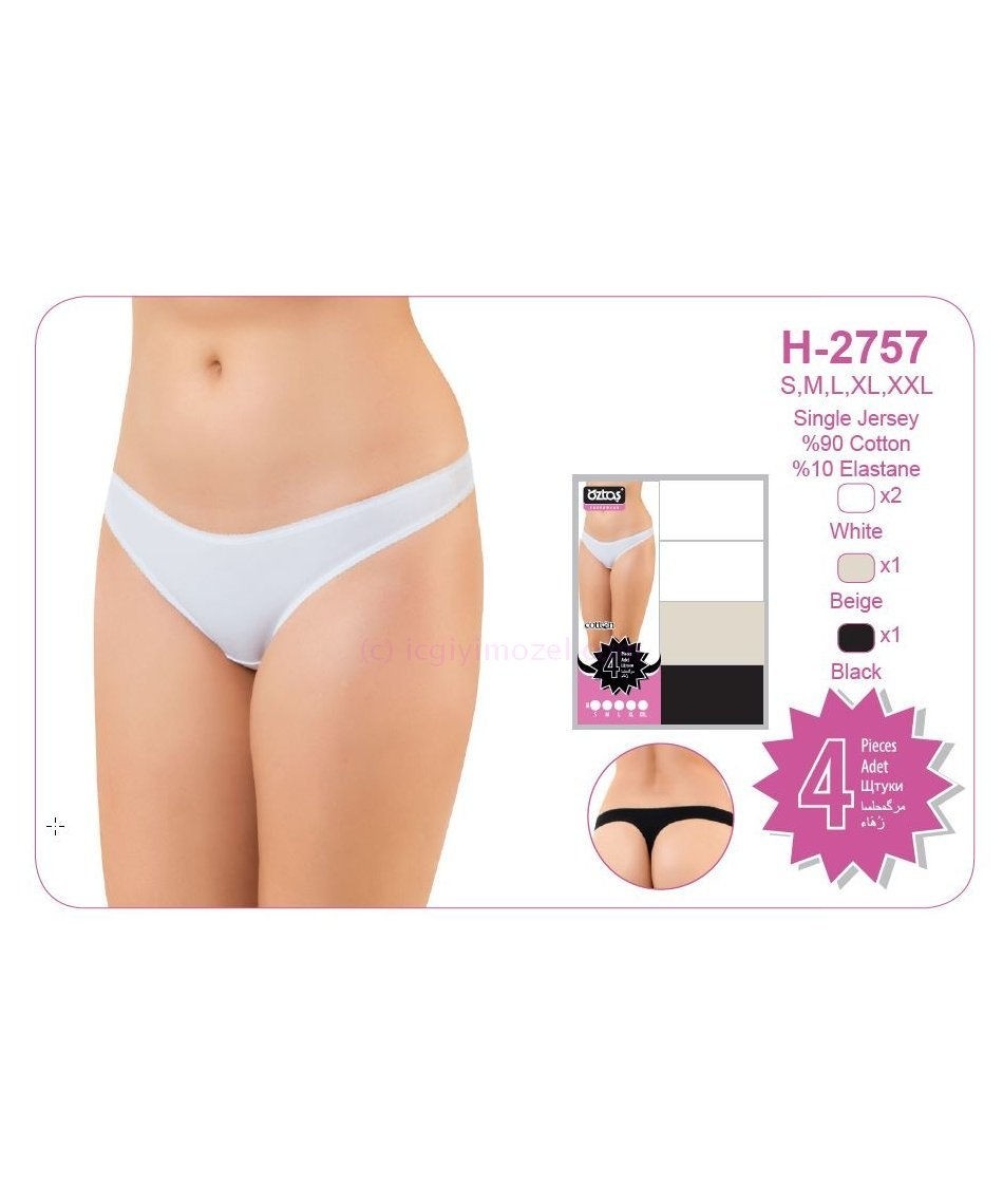 Öztaş İp Detaylı Minimal String Külot Öztaş 2757 - Görsel 2