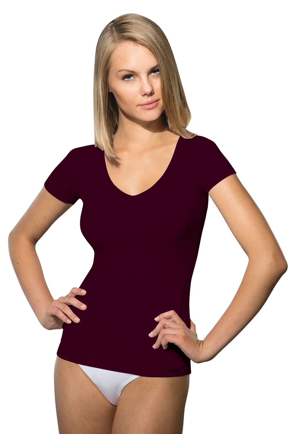 Esnek Tek Parça Body Doreanse 9380 - Bordo