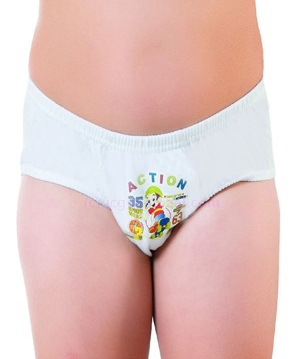 %100 Pamuk Yumuşak Lastik Dörtlü Slip Öztaş 3116 - Renkli