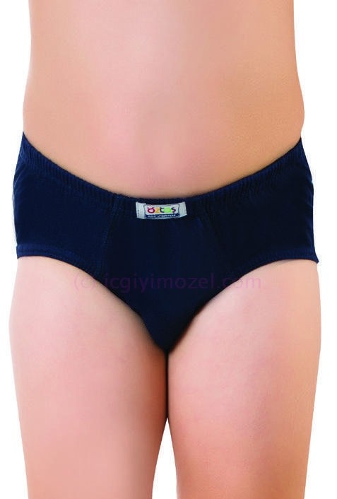 Pamuklu Lastikli Çizgili Slip Külot Öztaş 3153 - Renkli