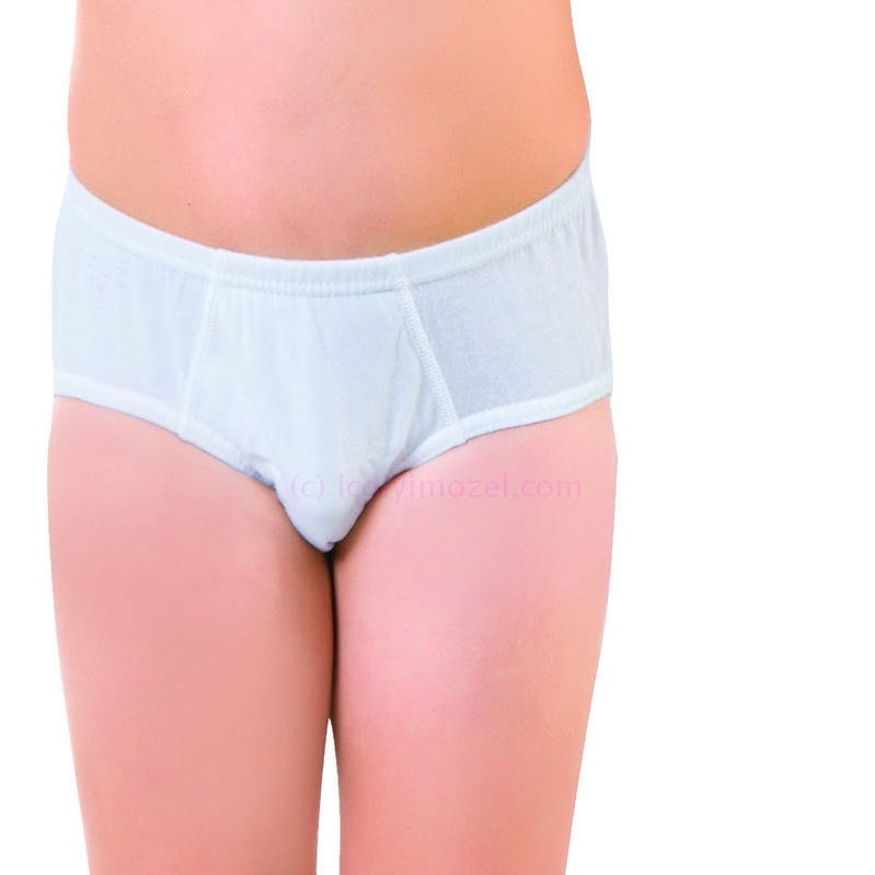 Pamuklu Lastik Bandı 4'lü Çocuk Külot Seti Öztaş 3101 - Görsel