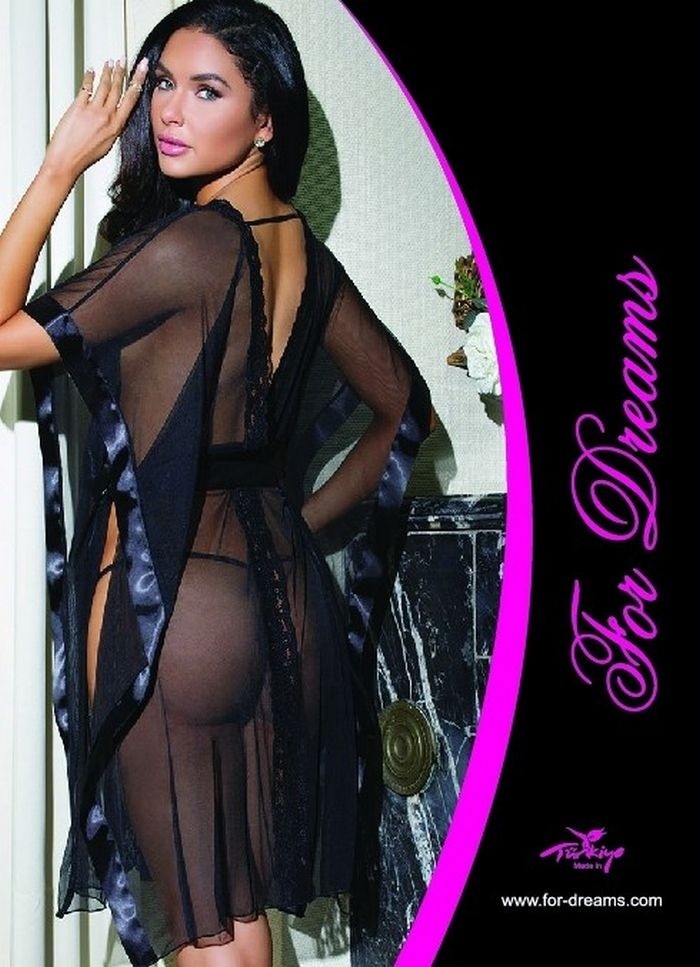 For Dreams Şeffaf Tek Parça Body Polyester For Dreams 8091 - Görsel 2