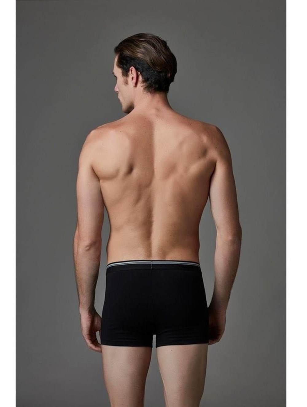Yumuşak Modal Dikişli Erkek Boxer Eros 008 - Siyah