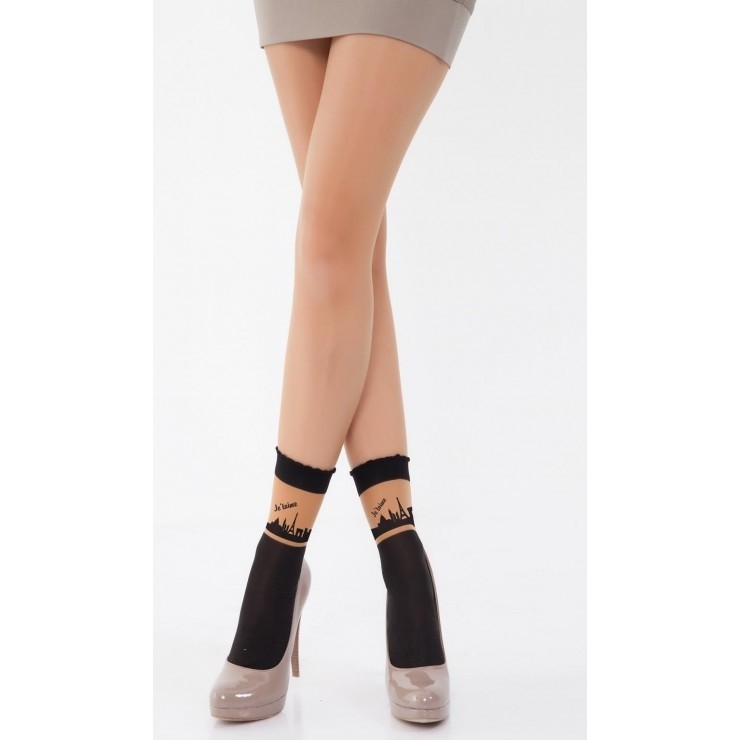 Düşük Denye Kadın Soket Çorap Daymod 1525001 - Naturel