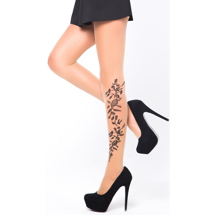 Düşük Denye Kadın Külotlu Çorap Daymod 1121176 - Ten