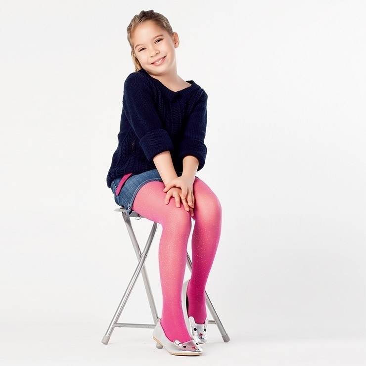 Kaydırmaz Tabanlı Pamuklu Çocuk Külotlu Çorap Daymod 2112001 - Kemik