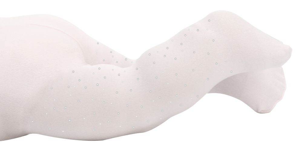 Leopar Desenli Bebek Külotlu Çorap Daymod 2125099 - Beyaz