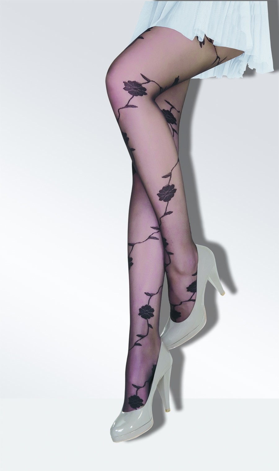 Düşük Denye Kalınlığı Tek Renk Külotlu Çorap Daymod 1121115 - Siyah