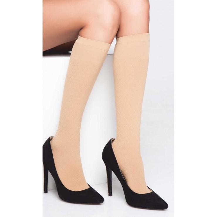 Düşük Denye Dayanıklı Kadın Dizaltı Çorap Daymod 1222130 - Bronz