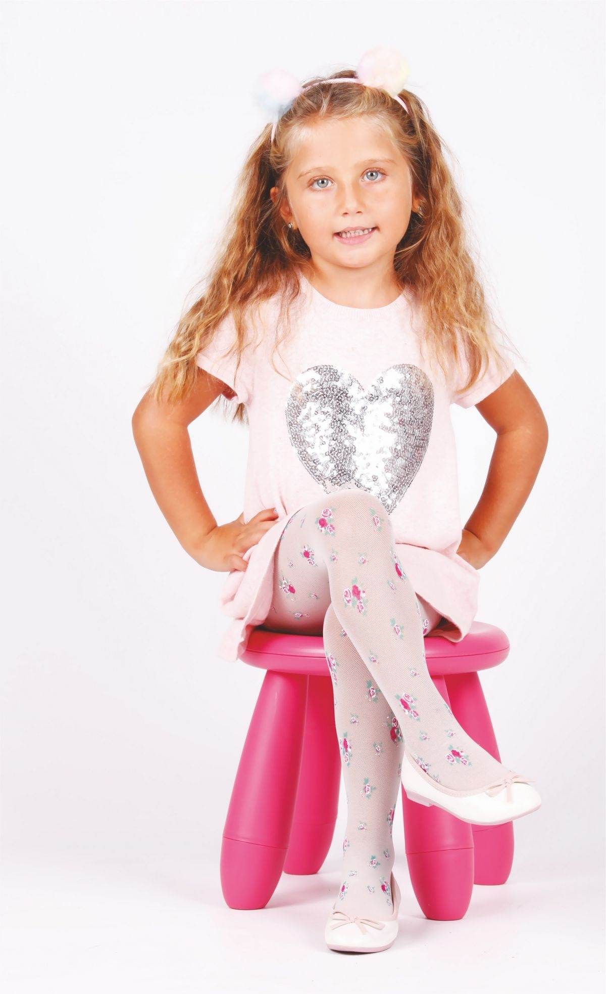 Pamuklu Yaz Tül Çocuk Külotlu Çorap Daymod 2125088 - Beyaz