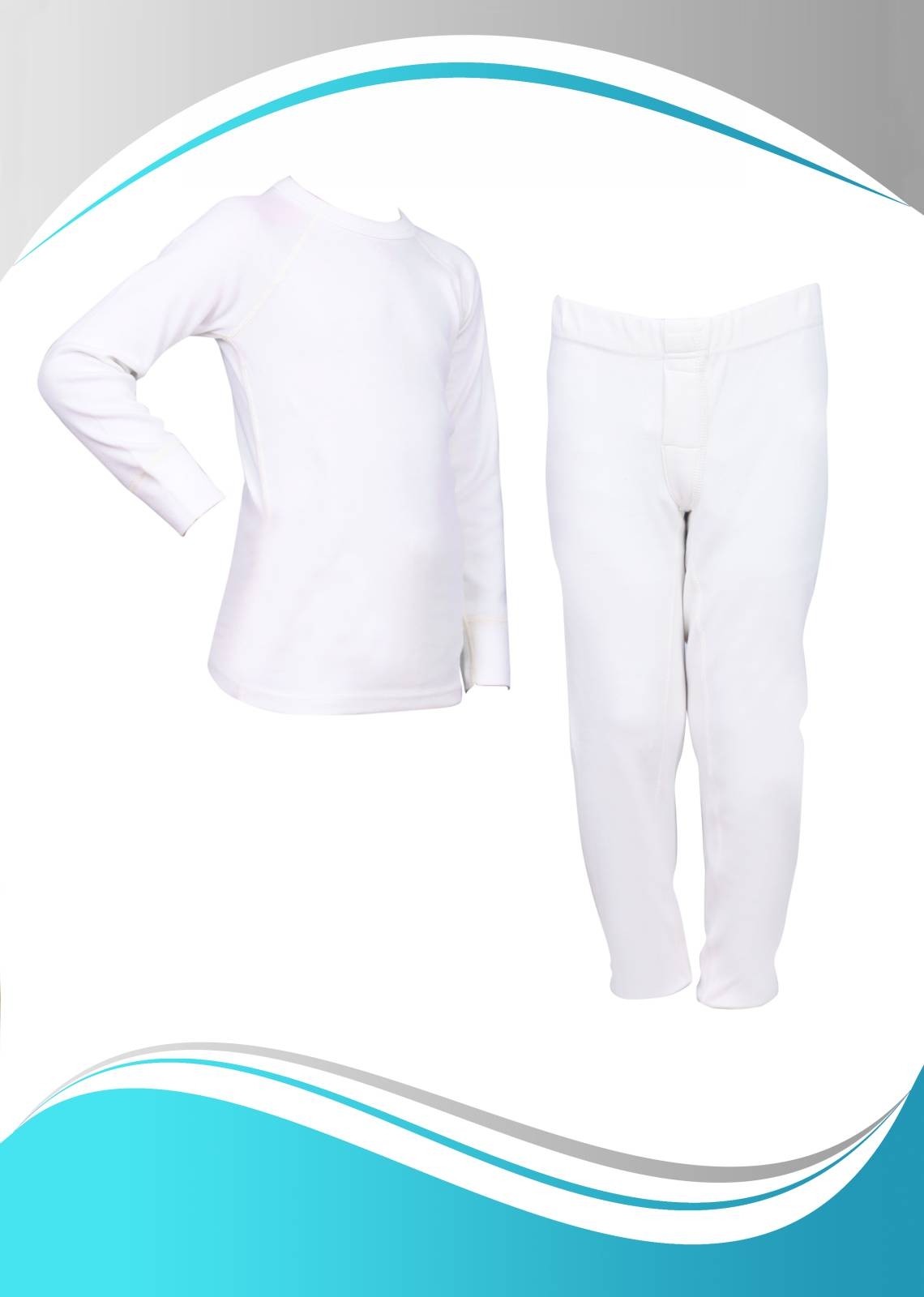 Fırçalı İç, Esnek Kesim Termal Üst Dono 3290 - Beyaz