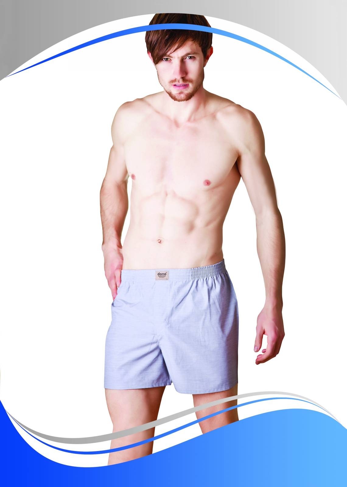 Dono Esnek Bel Lastiği Düz Dikişli Boxer Dono 1112 - Görsel 2