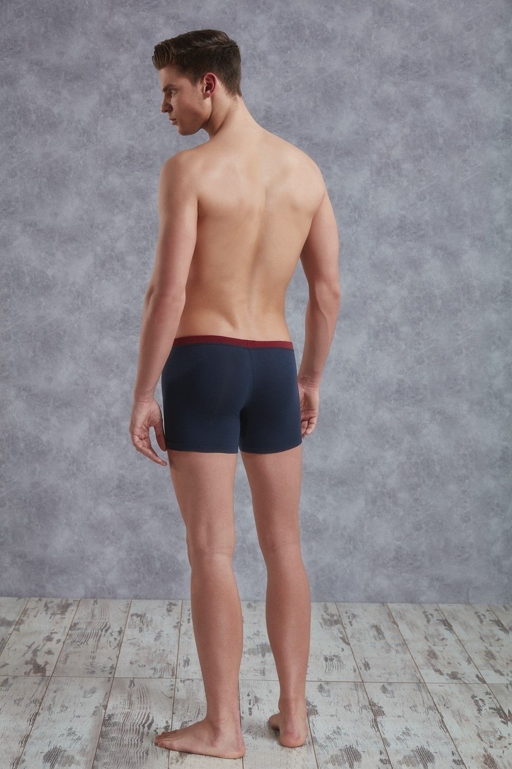 Esnek Bel Lastiği Modal Pamuk Boxer Doreanse 1720 - Lacivert