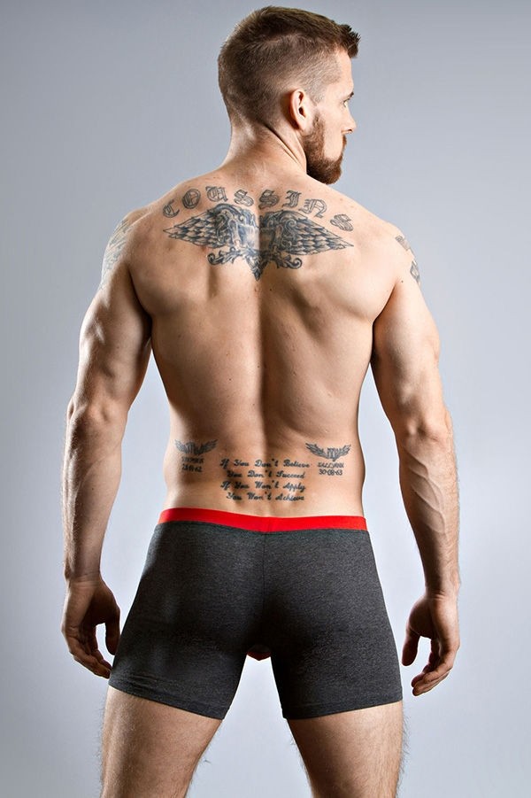 Esnek Bel Lastiği Modal Pamuk Boxer Doreanse 1720 - Antrasit