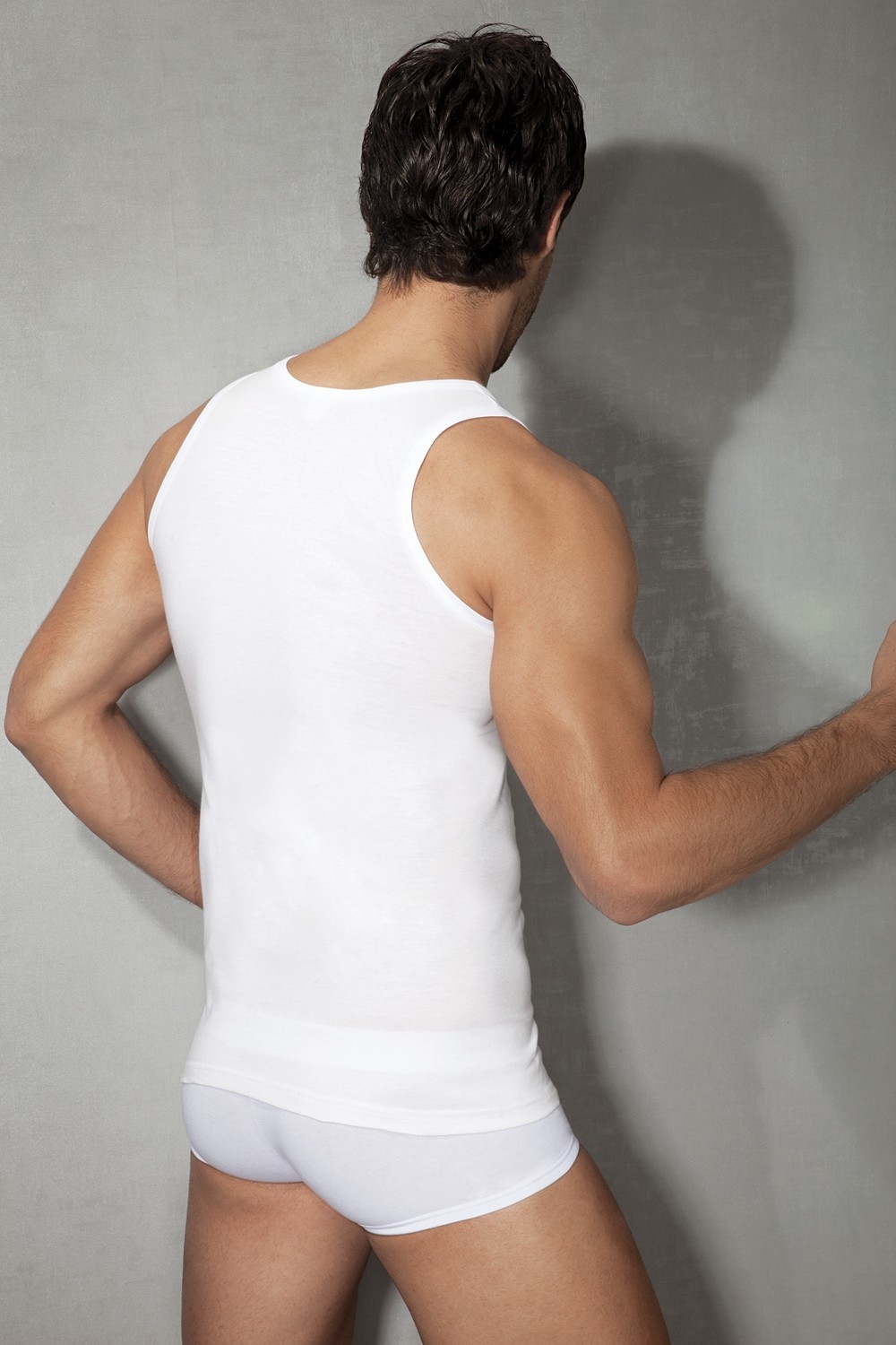 Pamuklu Ribana Askılı Atlet Doreanse 2025 - Beyaz