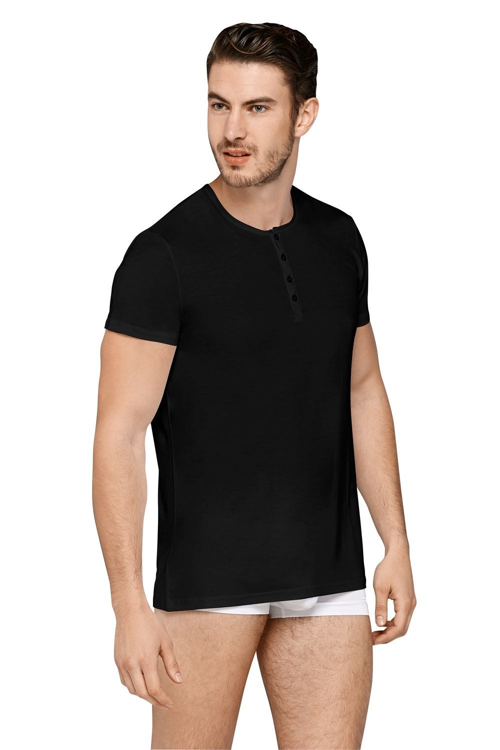 Micromodal Ribana Erkek Atlet Doreanse 2565 - Siyah