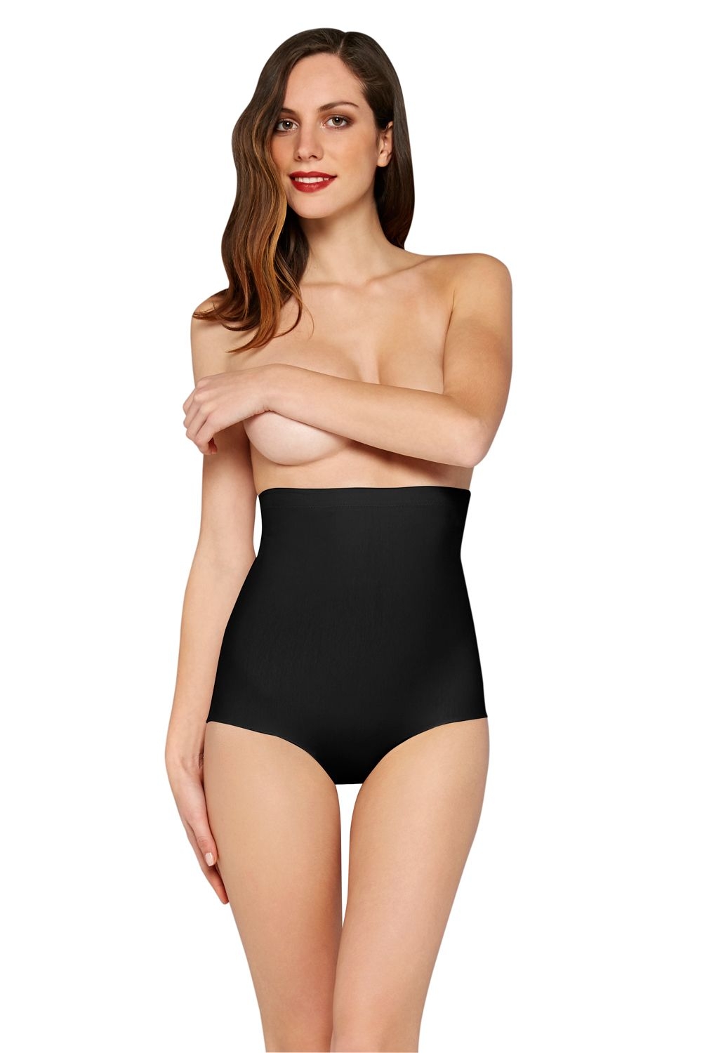 Kademeli Kompresyonlu Dikişsiz Korse Doreanse 5905 - Siyah