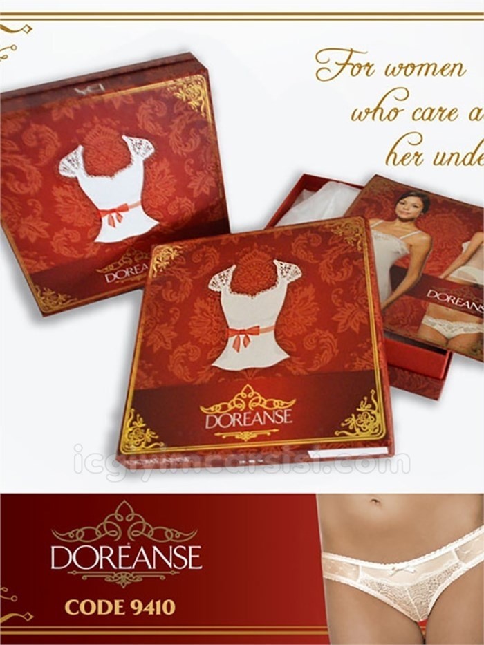 Micro Modal ve Lycra Gelin Atlet-Külot Takımı Doreanse 9410 - Ekru