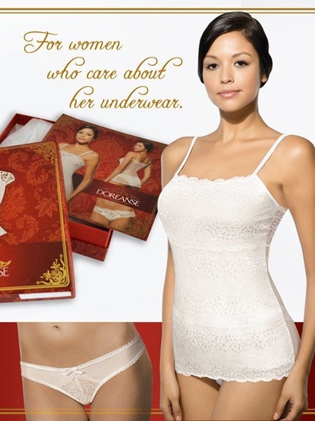 Nefes Alabilir Micro Modal Gelin Atlet-Külot Doreanse 9420 - Ekru