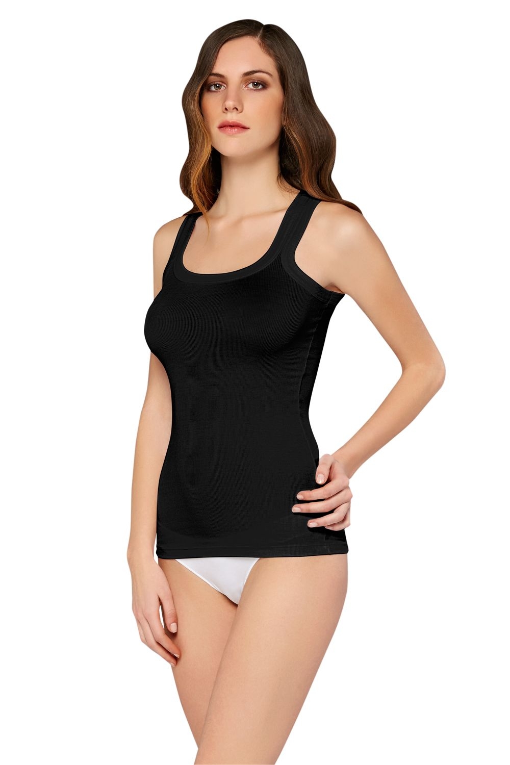 Micro Modal Lycra Kadın Atlet Doreanse 9311 - Siyah