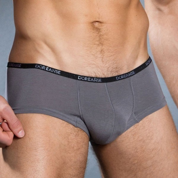 Modal Pamuklu Esnek Bel Boxer Doreanse 1781 - Füme