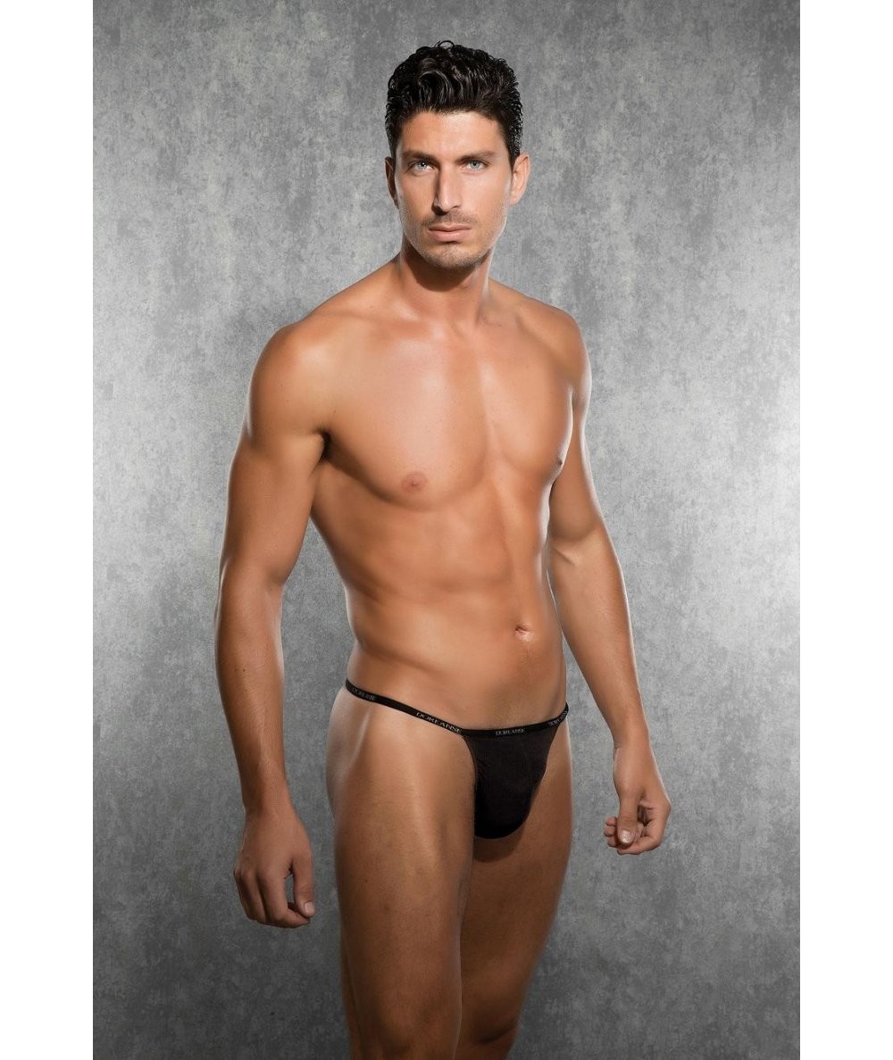 Kompakt Kesim Micro Modal Erkek String Doreanse 1330 - Siyah