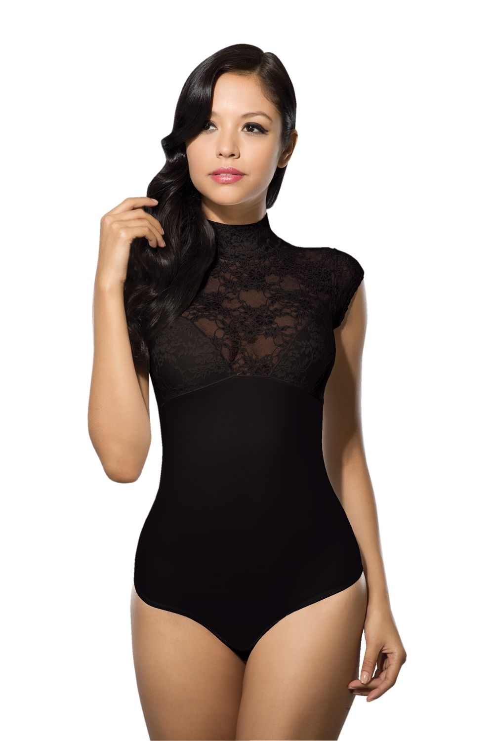 Esnek Tek Parça Body Doreanse 12126 - Bordo