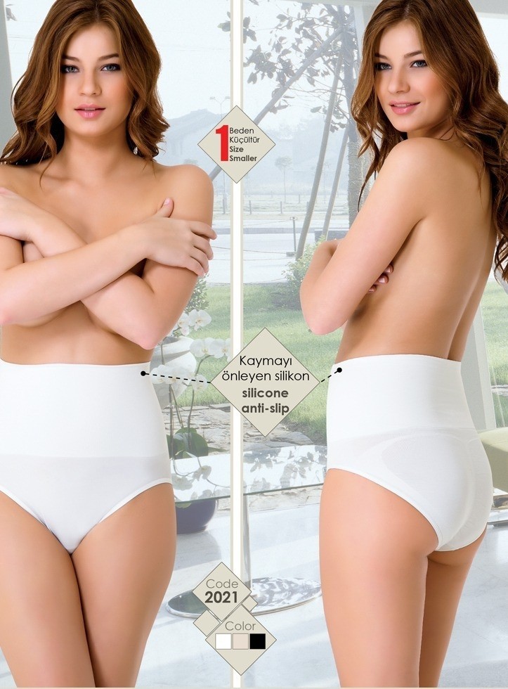 Düşük Bel Toparlayıcı Korse Emay 2021 - Beyaz