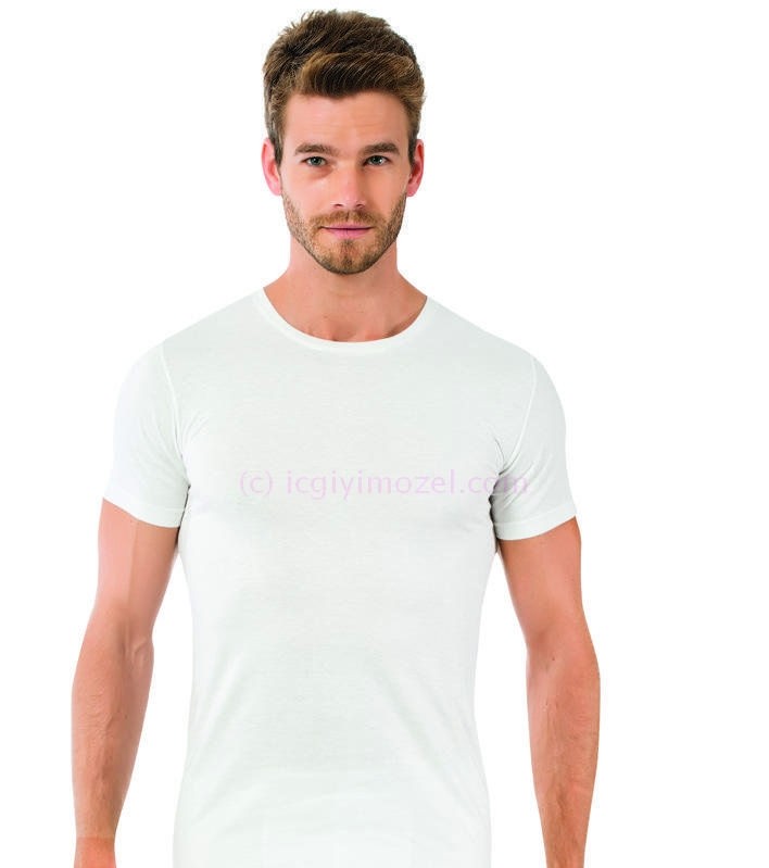 Pamuklu Bambu Kesim Atlet Öztaş 1931 - Beyaz