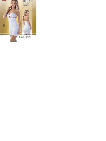 Dikişsiz Yüksek Bel Boxer Korse Emay 2007 - Beyaz