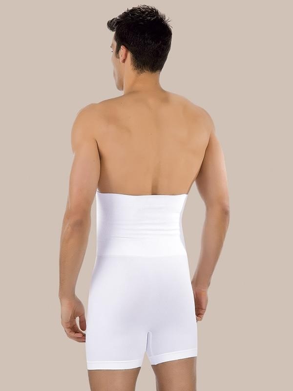 Pamuklu Esnek Boxer Korse Emay 1005 - Beyaz