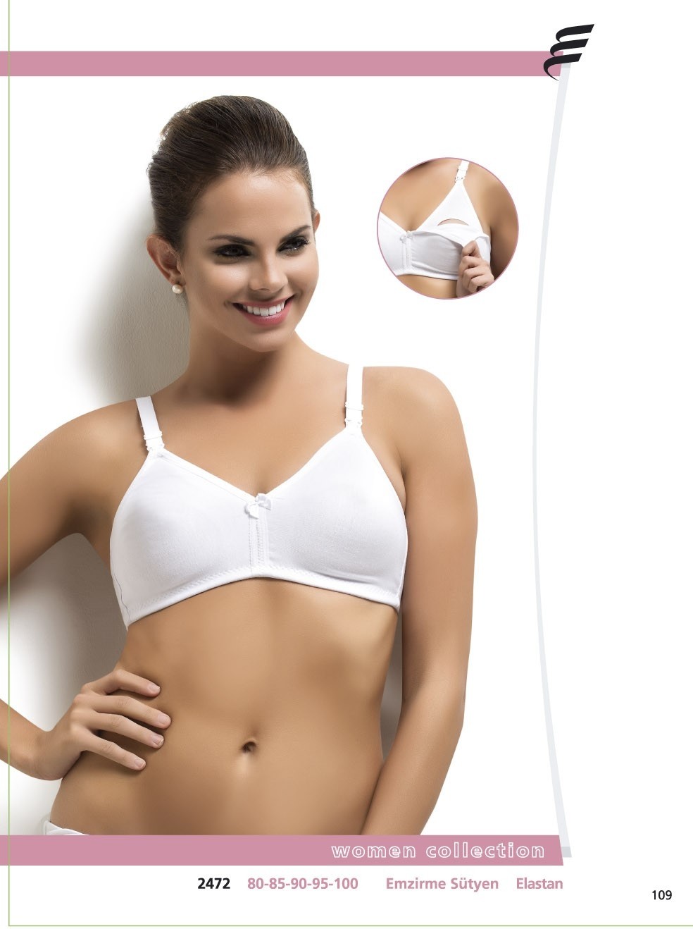 Pamuklu Astar Emzirme Sütyeni Erdem 2472 - Beyaz
