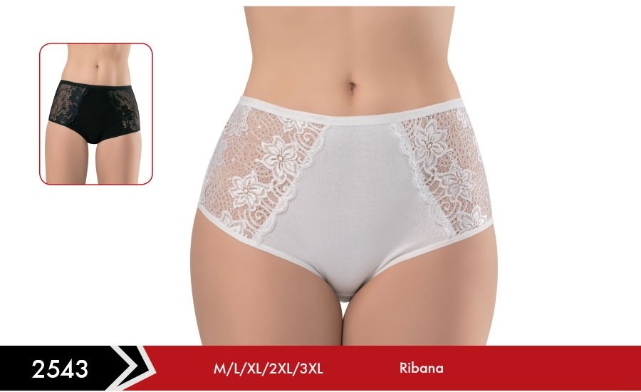 Erdem Ribana Dantelli Bato Külot 2543 - Beyaz