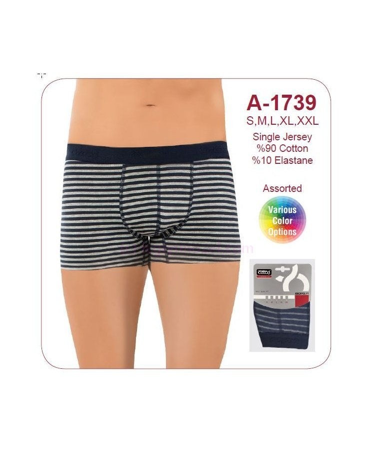 Öztaş Pamuklu Elastan Erkek Boxer Öztaş 1739 - Görsel 2