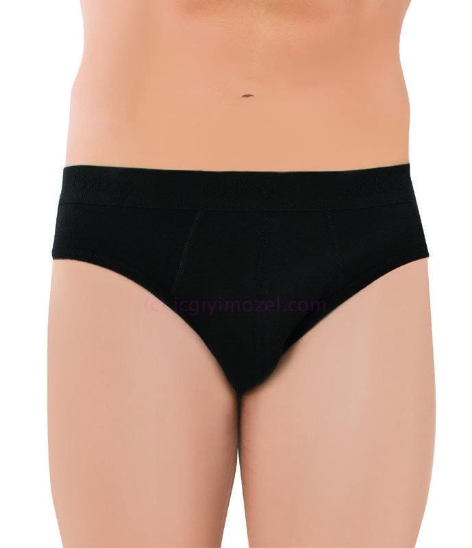 Pamuklu Elastan Erkek Slip 3'lü Set Öztaş 1741 - Renkli