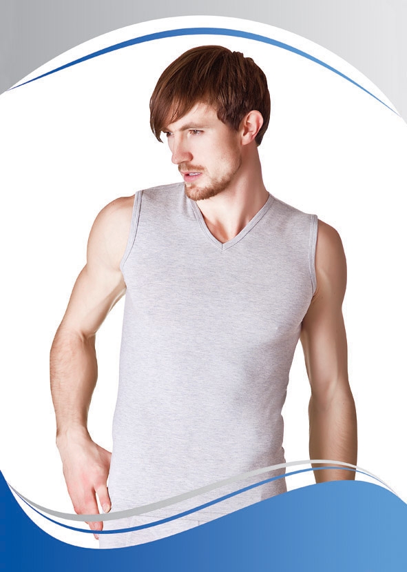 Dono Pamuklu Elastan Sıfır Kol Atlet Dono 1235