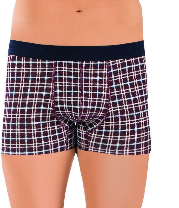 Pamuklu Elastan Boxer Üçlü Paket Öztaş 1740 - Renkli