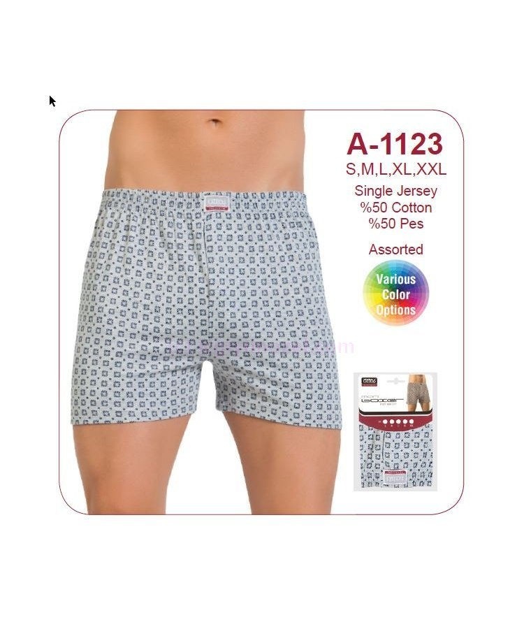 Öztaş Pamuklu Esnek Bel Lastikli Boxer Öztaş 1123 - Görsel 2