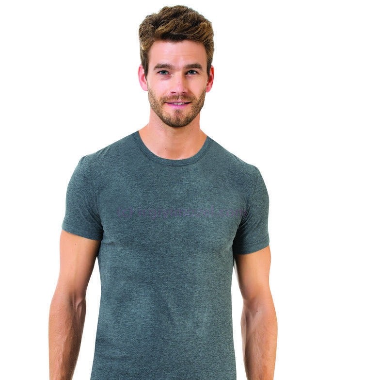 Pamuklu Ribana Erkek Atlet Öztaş 1068 - Antrasit