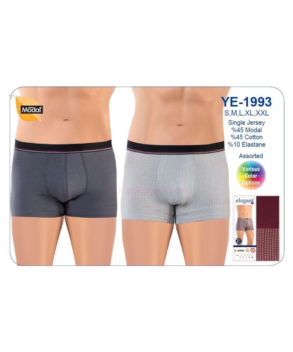 Öztaş Modal Dıştan Lastik Erkek Boxer Öztaş 1993 - Görsel 3