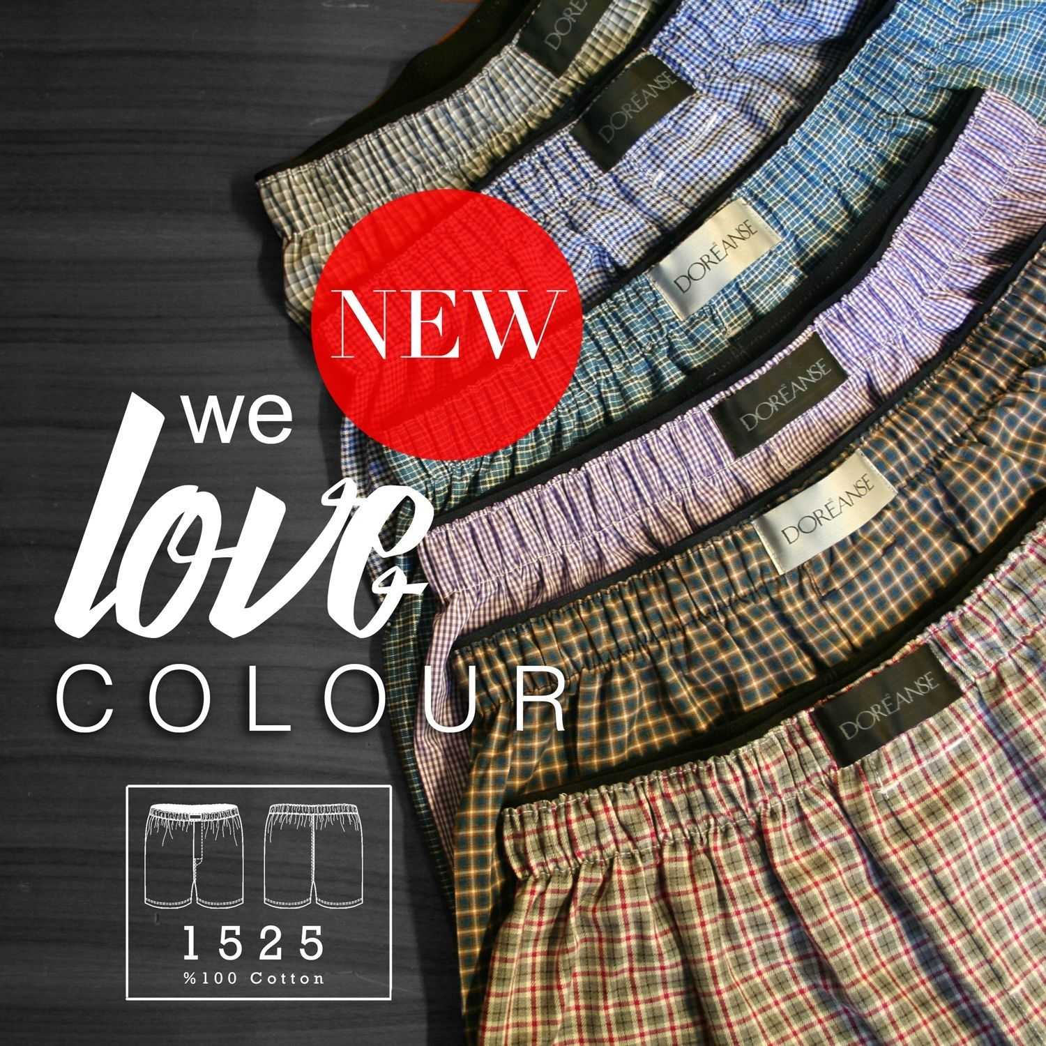 Modal Yumuşak Boxer Doreanse 1525 - Multi Color