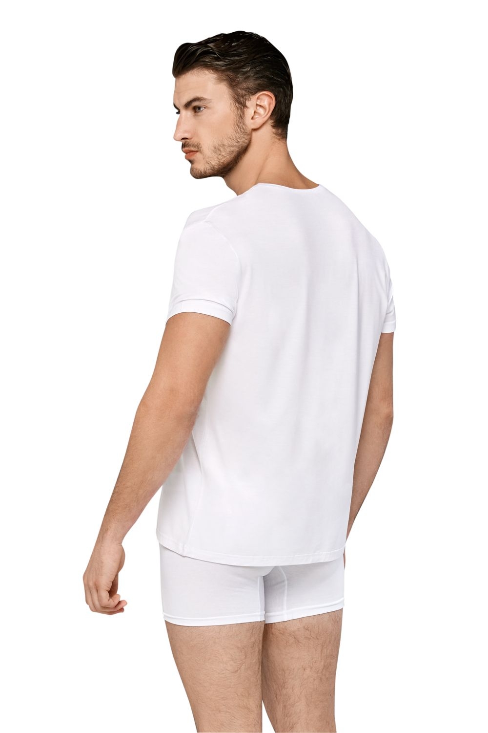 Micromodal V Yaka Erkek Atlet Doreanse 2865 - Beyaz