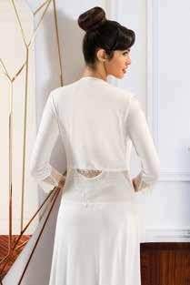 Pembe ve Siyah-Gri Renk Seçenekleri ile Fantazi Gecelik Sabahlık Takım XSES 1453 - Pudra