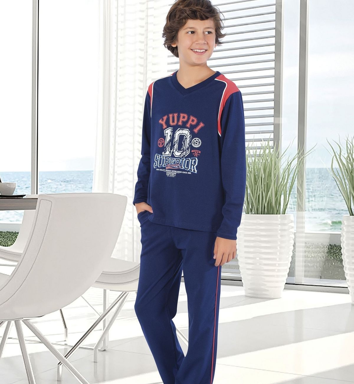 HMD Pamuklu Elastan Kapri Pijama Takımı HMD 5302