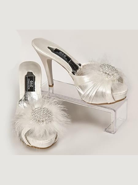 G & C Collection Boncuk Detaylı Platform Gelin Terliği G & C Collection 140